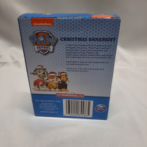 NIB Paw Patrol Merry Christmas Ornament Skye 2017 - Picture 3 of 5